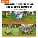 Unleash Relaxation Anywhere with Our Heavy-Duty Aluminum Hammock Stand!